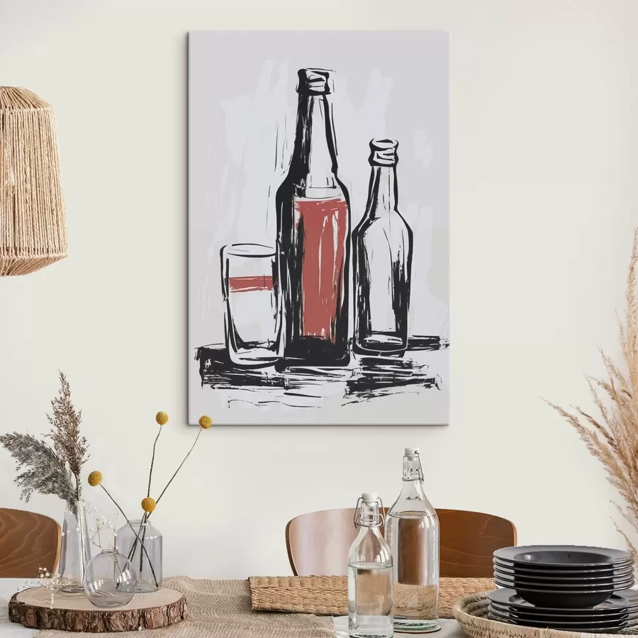 murales Botellas y vidrio s47493