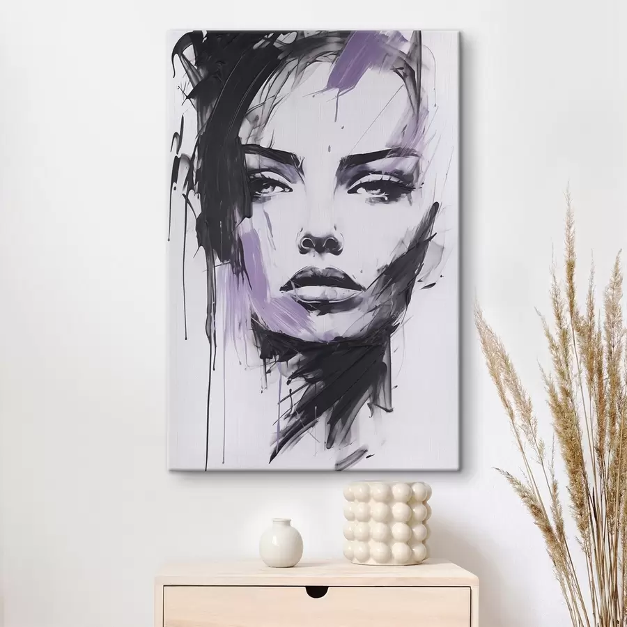 wall murals Abstract female portrait s47498