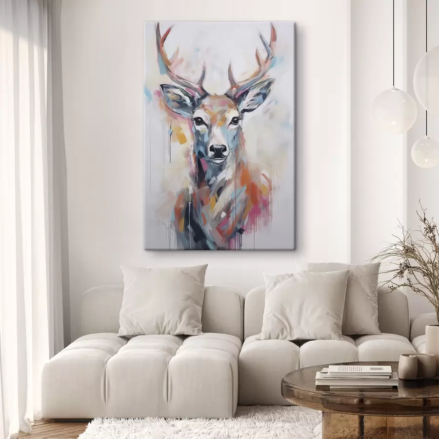 murales Pintura imitación ciervo s47503