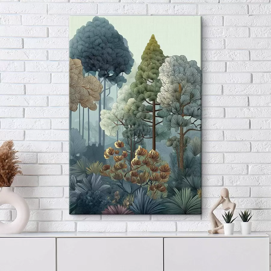 murales Diversidad de plantas en el bosque s47106