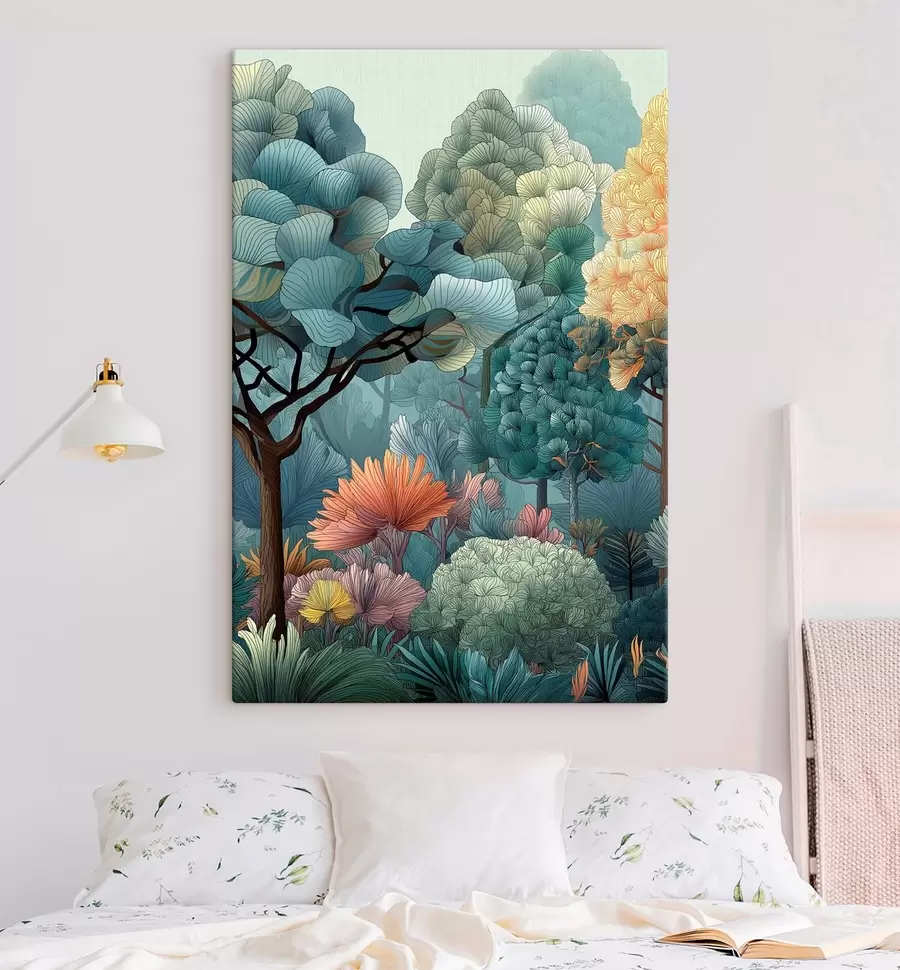 murales Bosque abstracto s47105