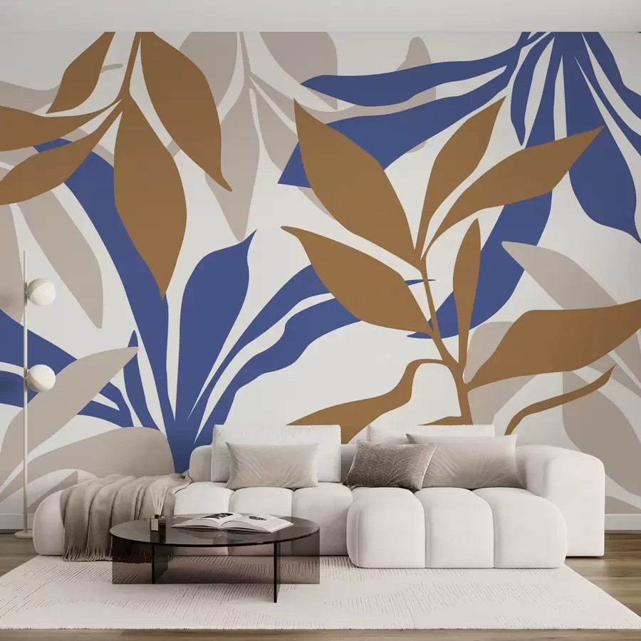 wall murals Abstract foliage w05136