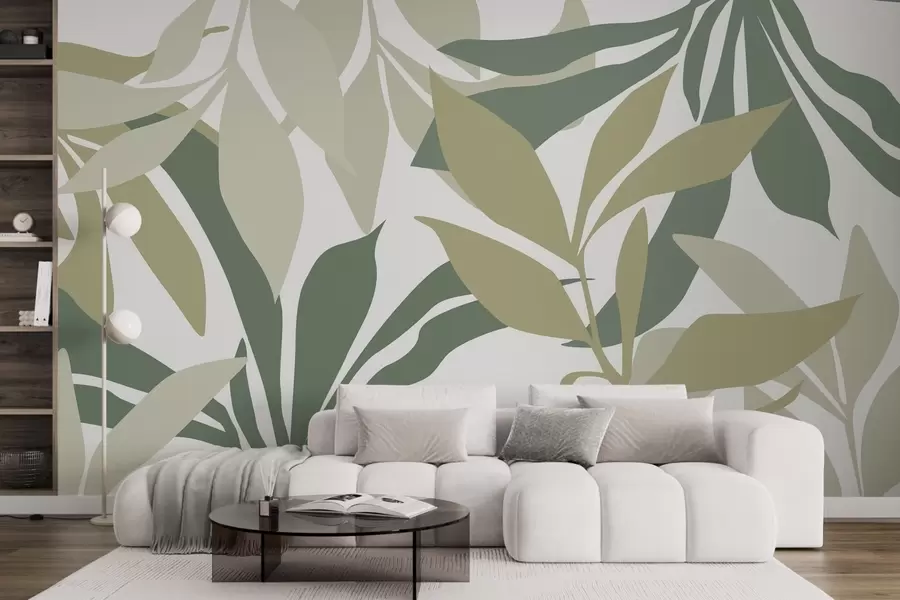 Wall Mural Photo Wallpaper Abstract foliage w05136v1