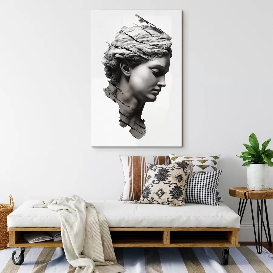 wall murals Antique profile of a woman s47475