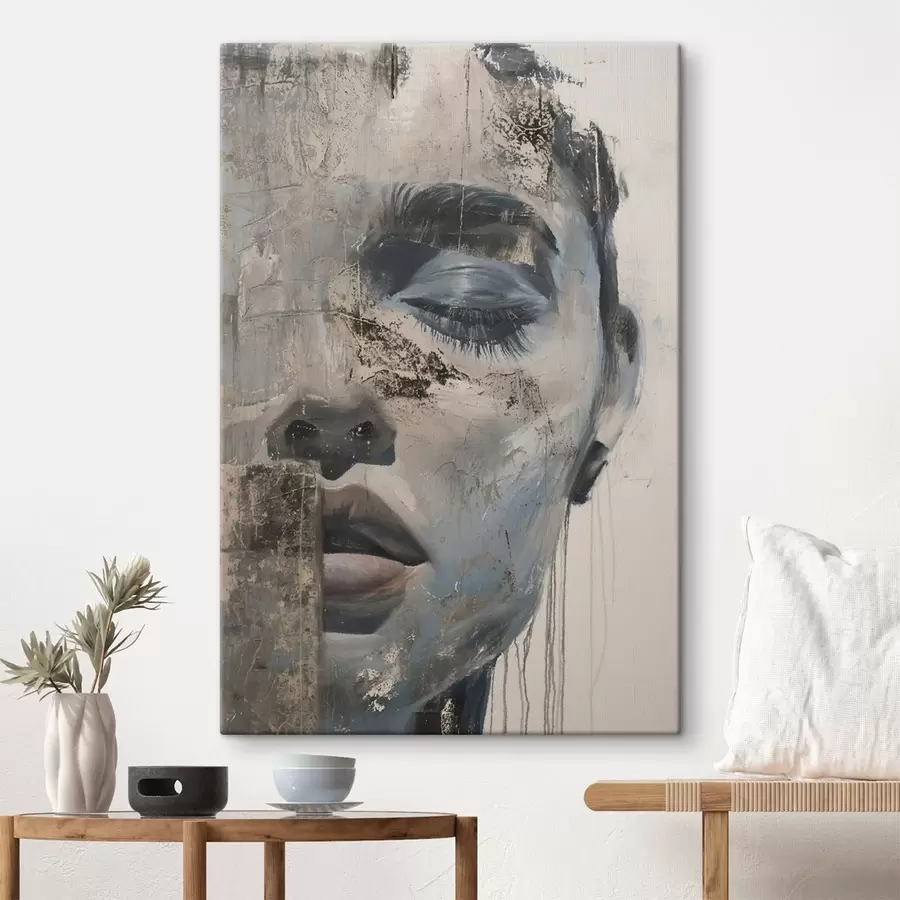 murales Retrato minimalista s47481