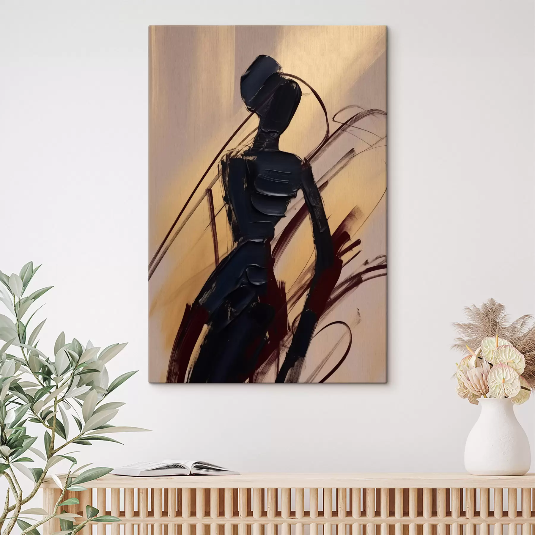 wall murals Abstract silhouette s47345