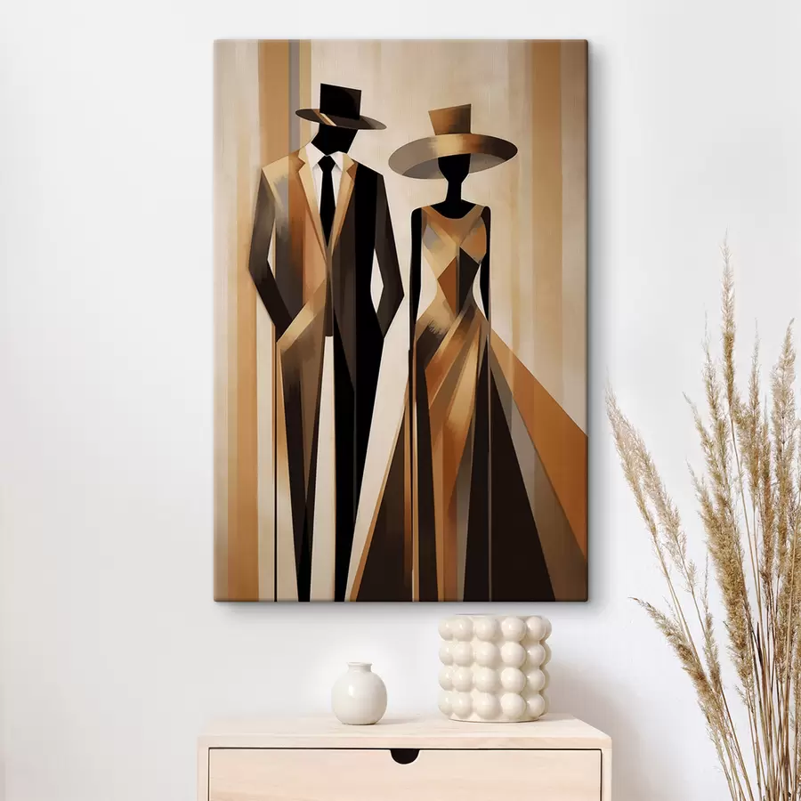wall murals Abstract couple s47356