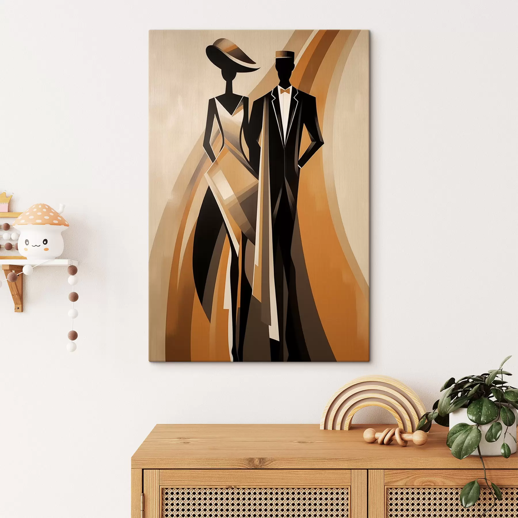 wall murals Abstract couple s47357