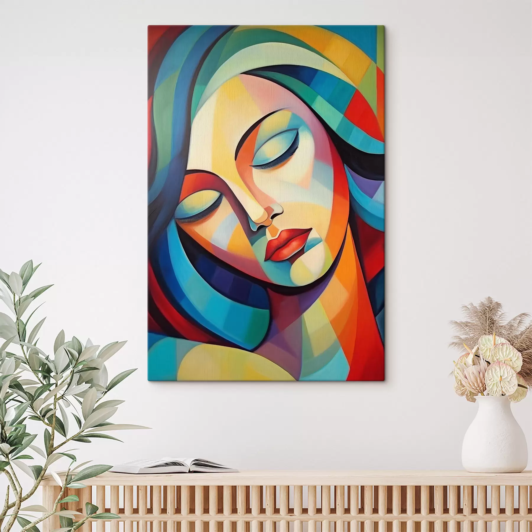 wall murals Abstract portrait of a girl s47363