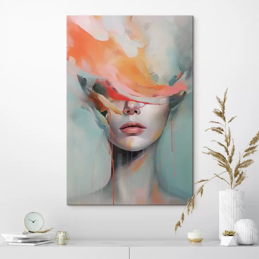 wall murals Abstract portrait of a girl s47388