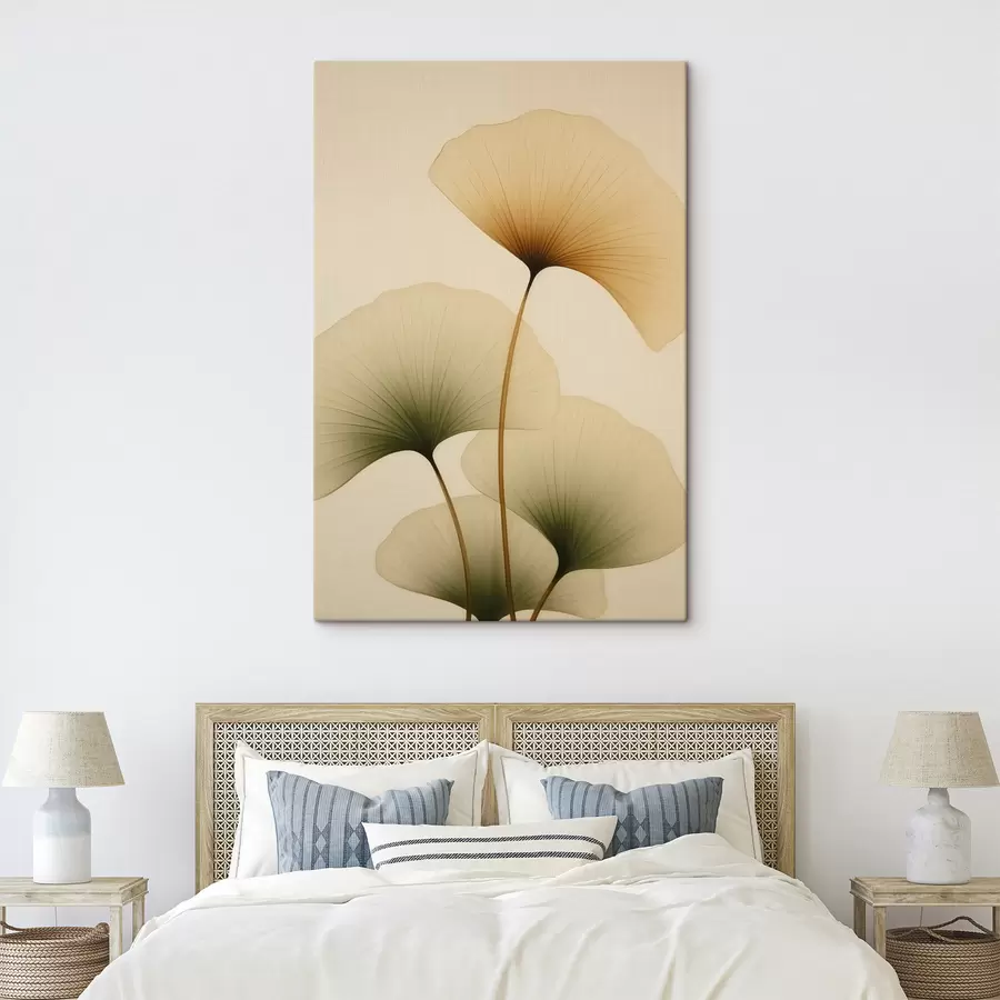 wall murals Ginkgo leaves s47398
