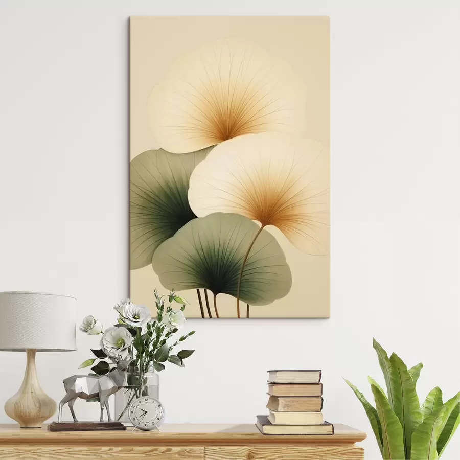 wall murals Ginkgo leaves s47399