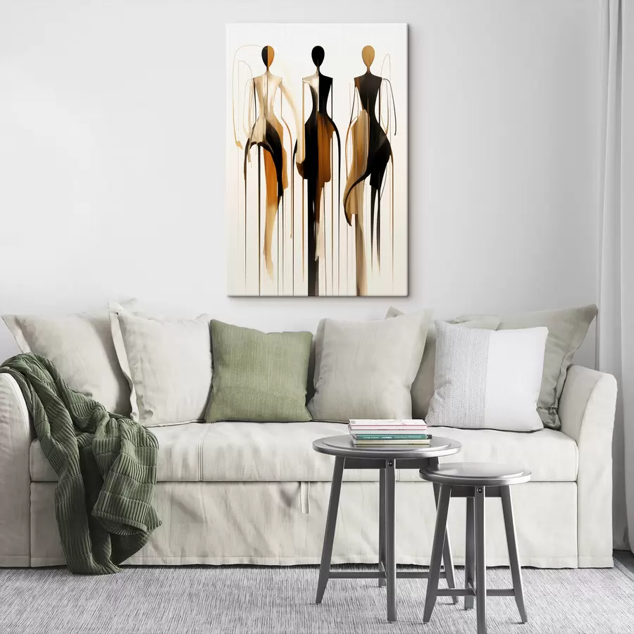 wall murals Three silhouettes s47402