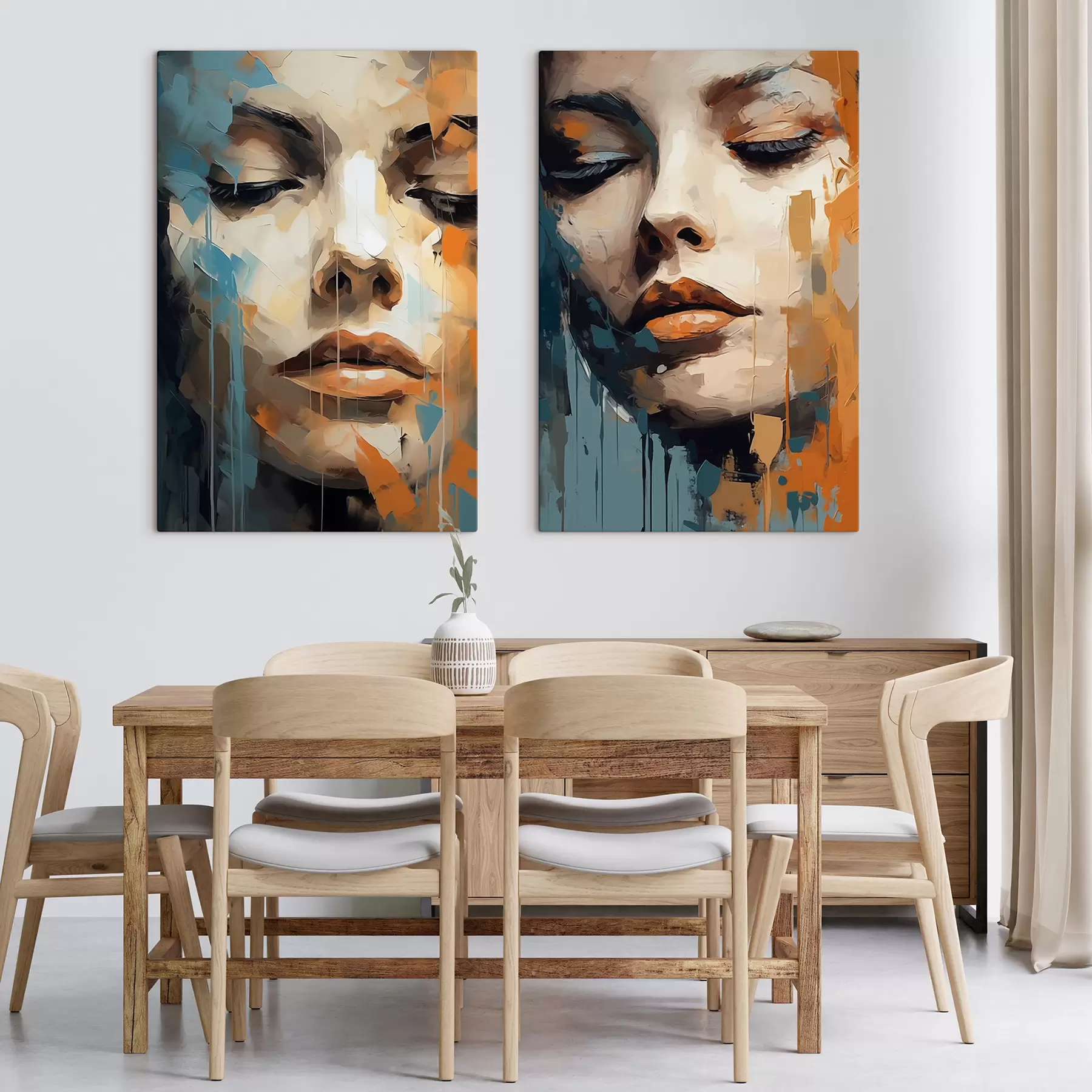 wall murals Abstract portraits m01196