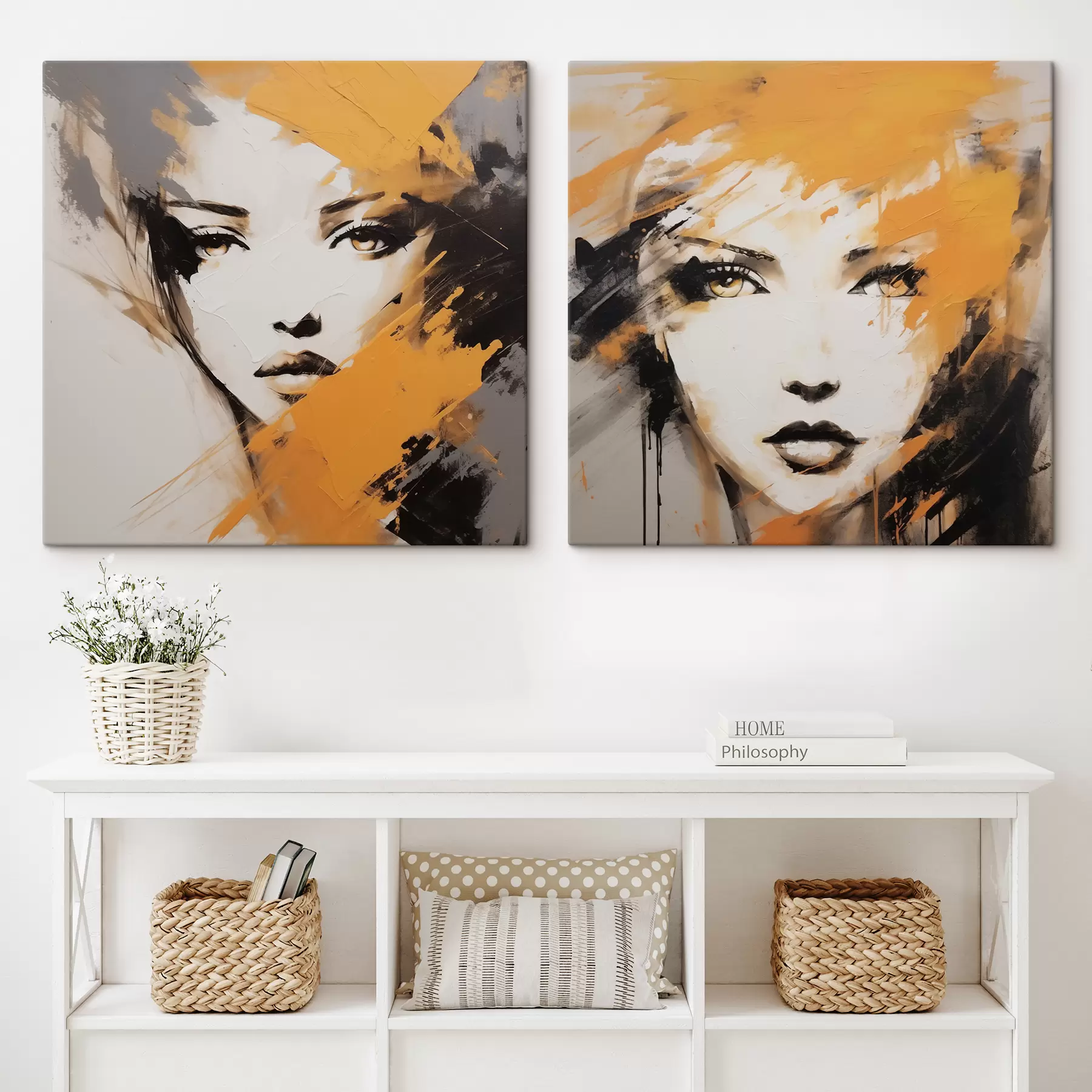 wall murals Abstract portraits m01197