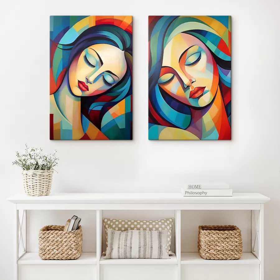 wall murals Abstract portraits m01203