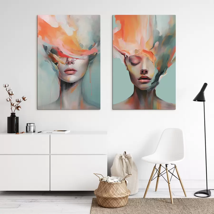 wall murals Abstract portraits m01211