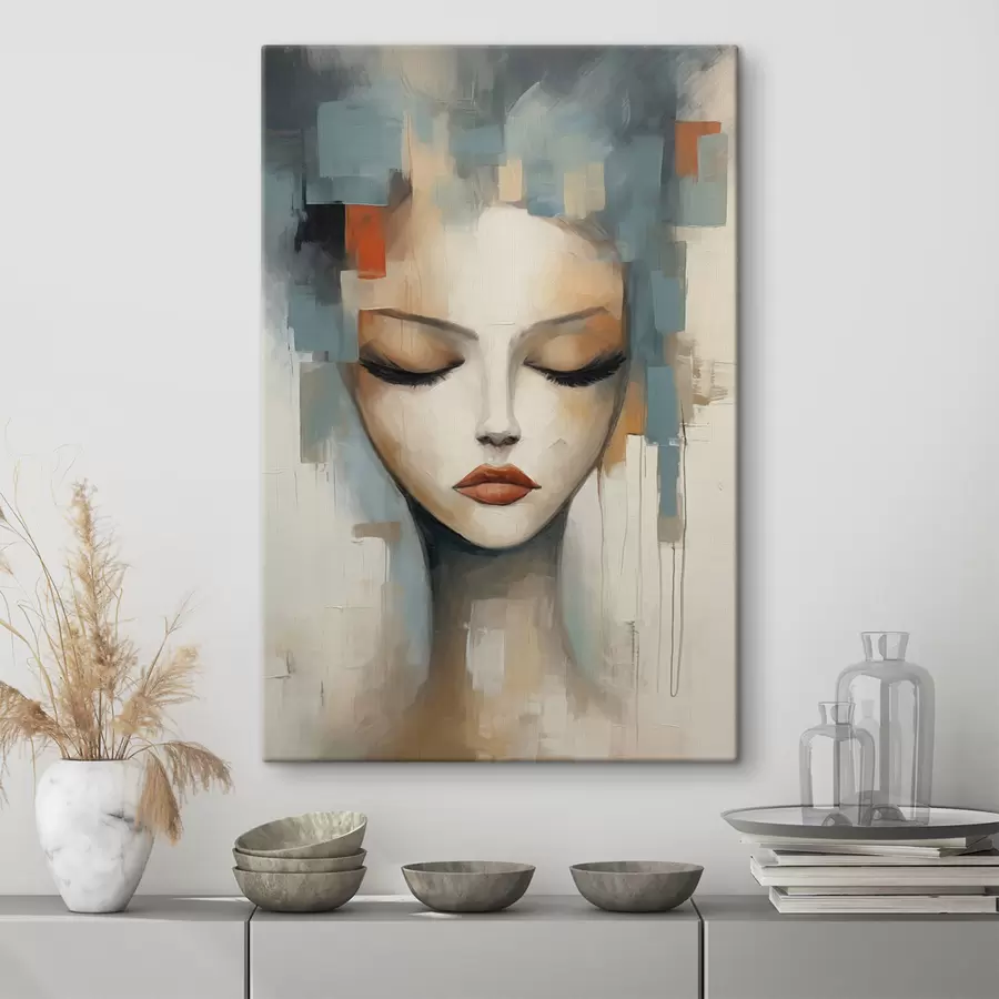 wall murals Abstract portrait of a girl s47364