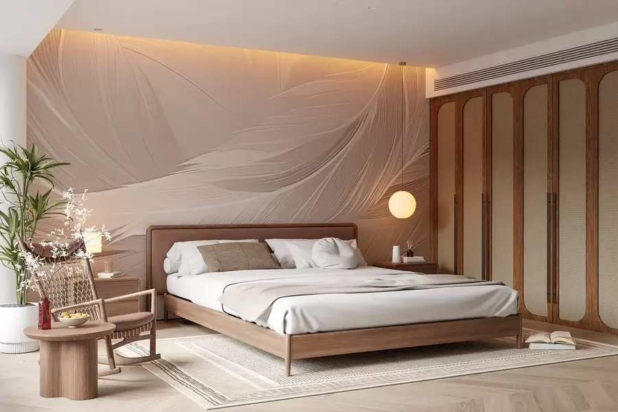 Wall Mural Photo Wallpaper Feathers w05104