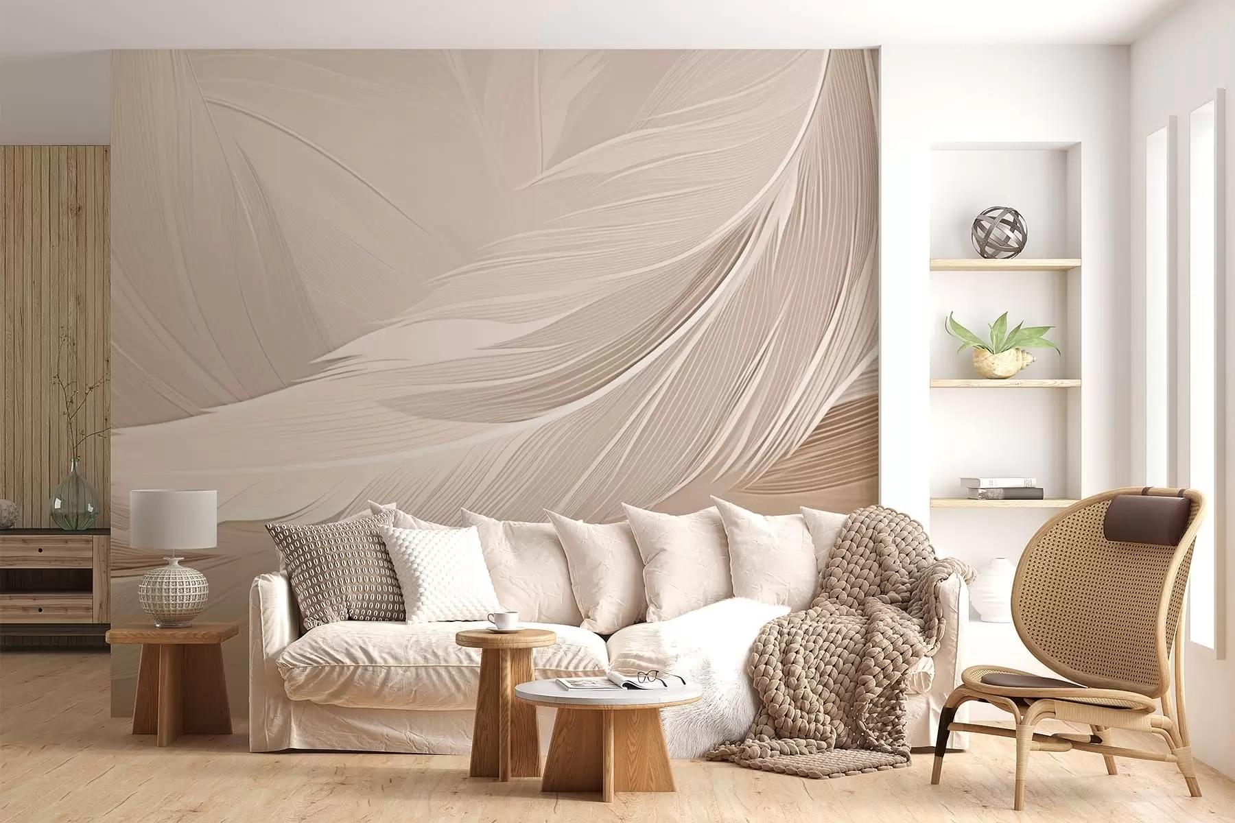 wall murals Feathers w05104