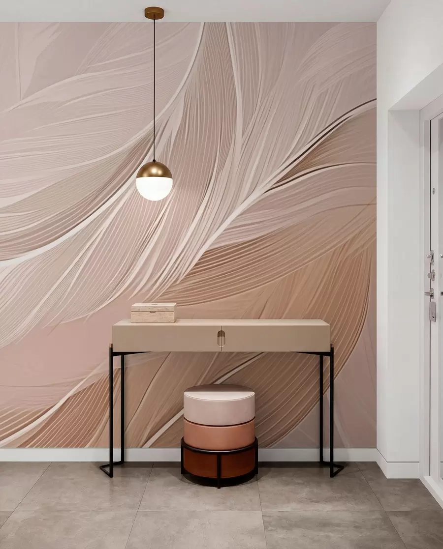 peintures murales Plumes w05104