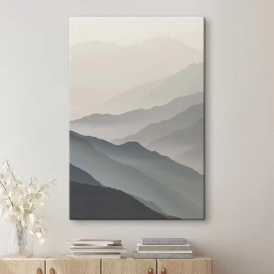 wall murals Mountains in Fog s47619