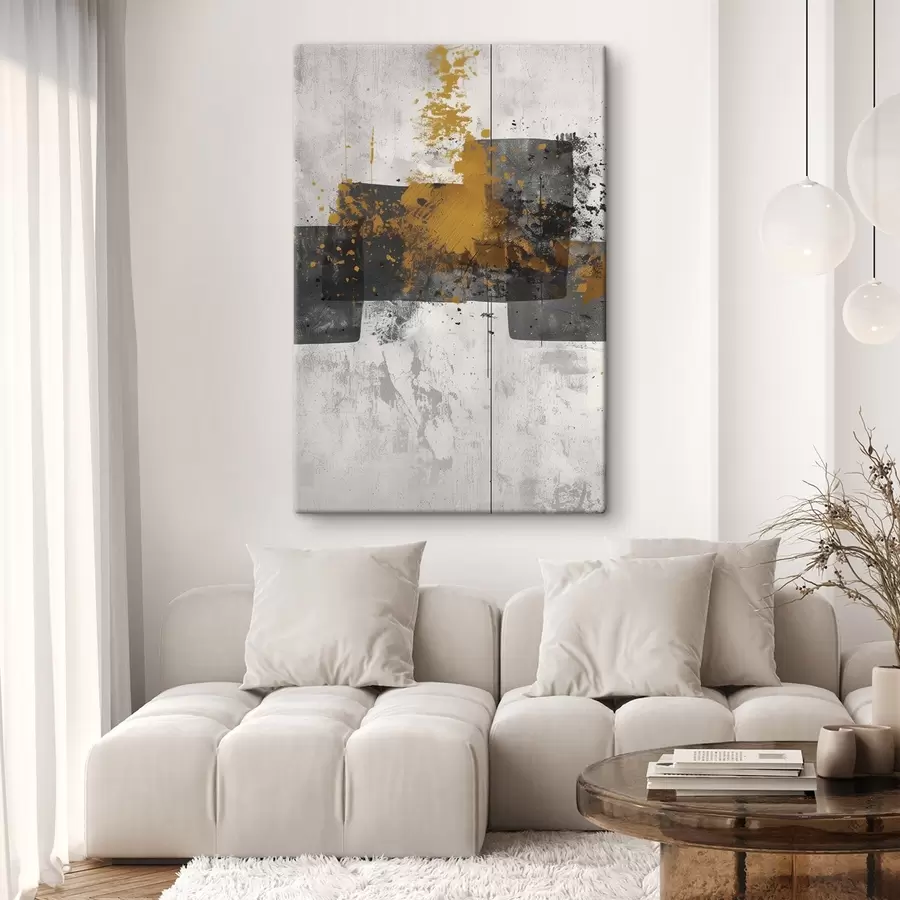 wall murals Abstract Shapes on a Concrete Background s47636