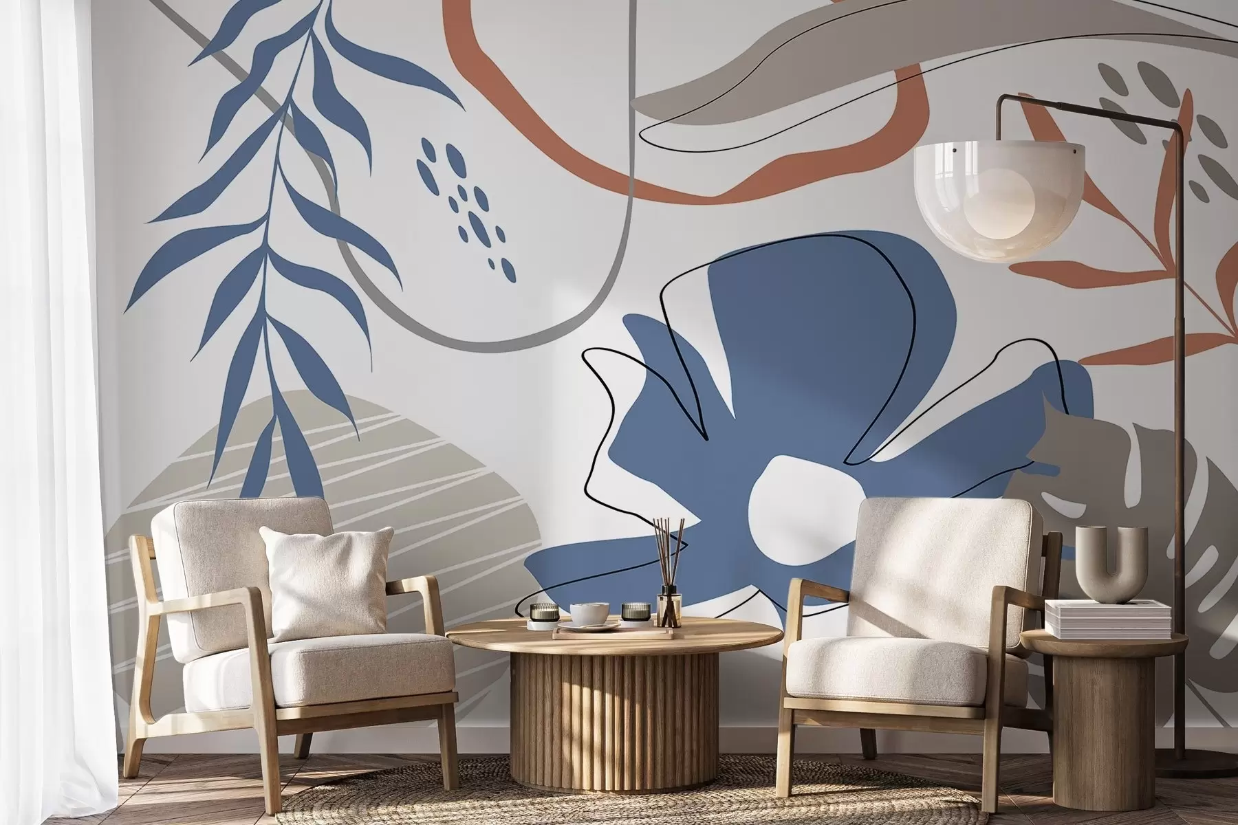 Wall Mural Photo Wallpaper Abstract composition w05188