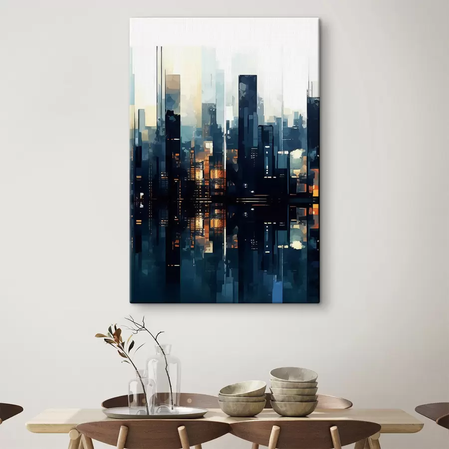 murales Atardecer en una gran ciudad s47676