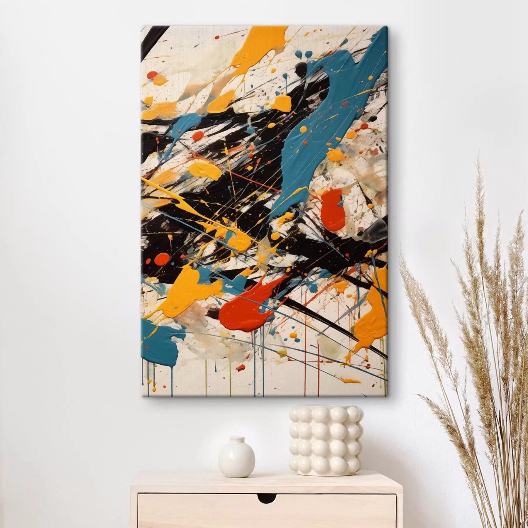 wall murals Multicolored paints s47685