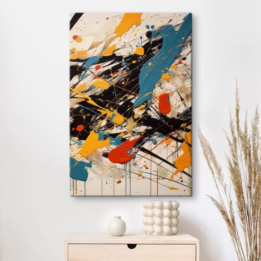 wall murals Multicolored paints s47685