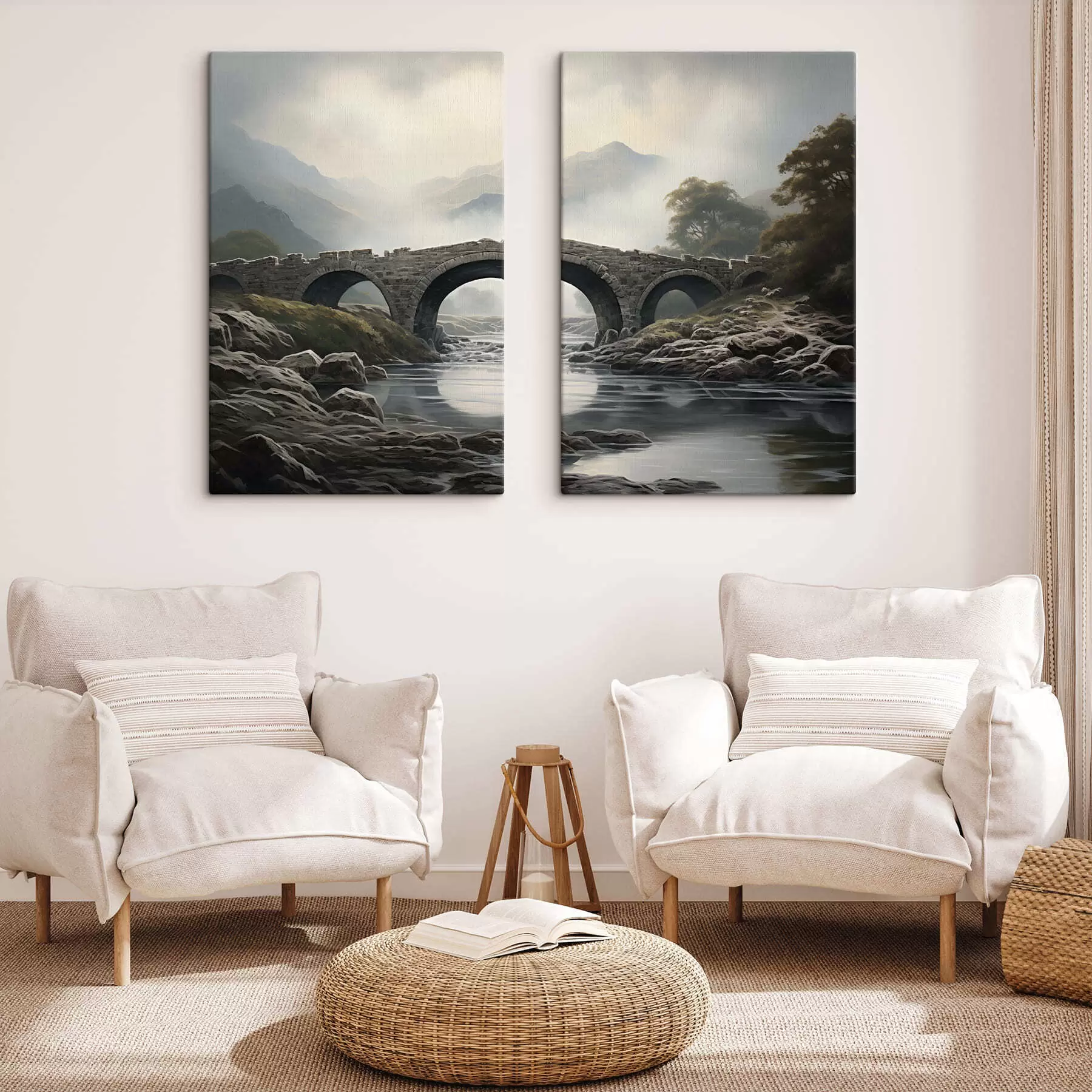 wall murals Old Arch Bridge m01258