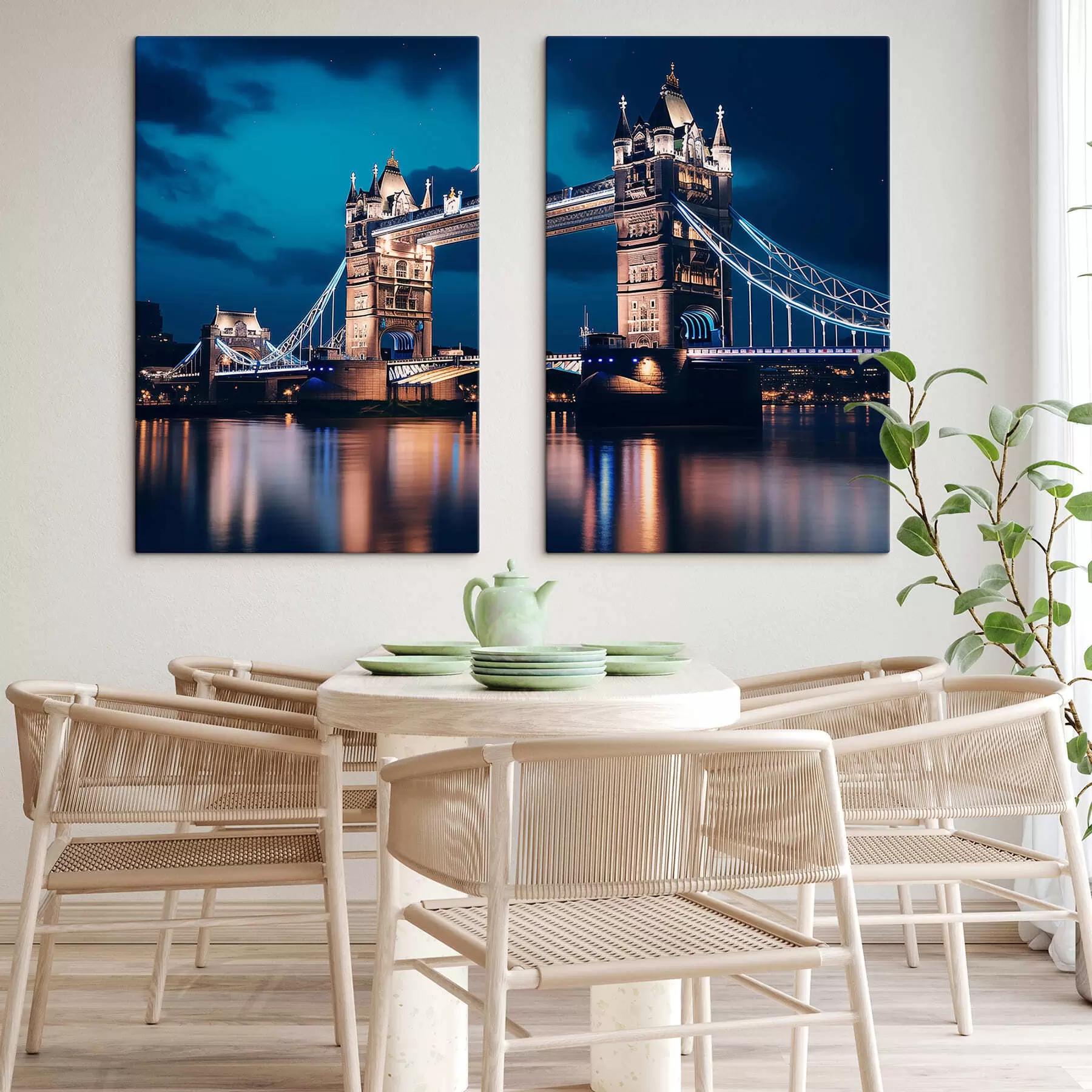 wall murals Tower Bridge at Night m01260