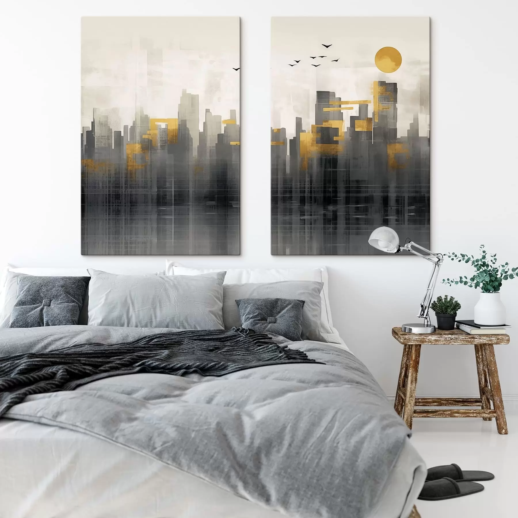 murales Ciudad en la niebla m01262