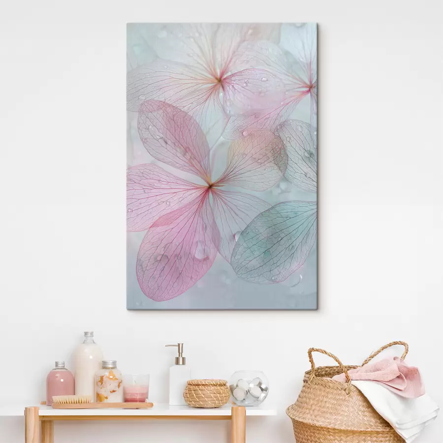 murales flores con venas bajo el agua s47693