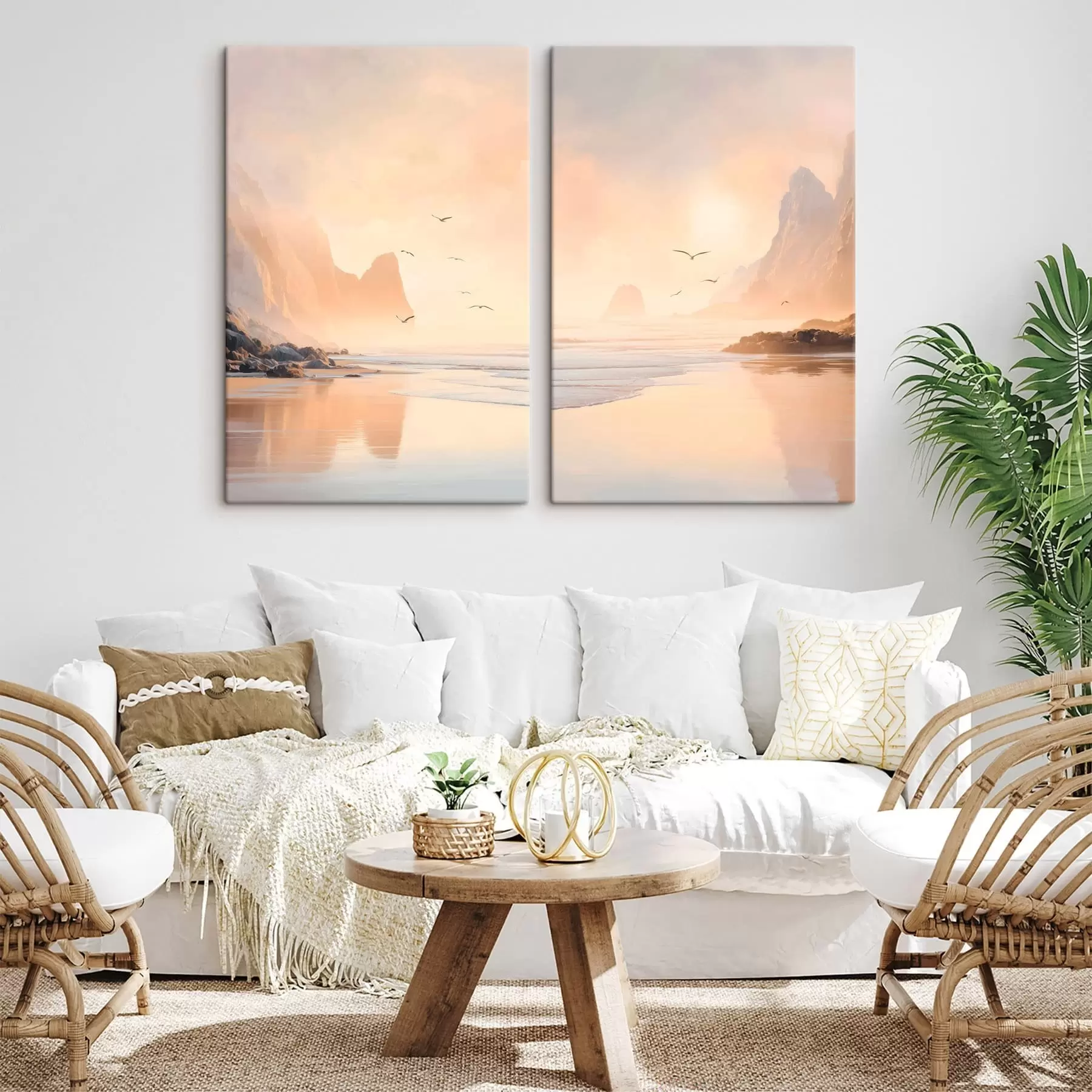 wall murals sunrise over the ocean m01280