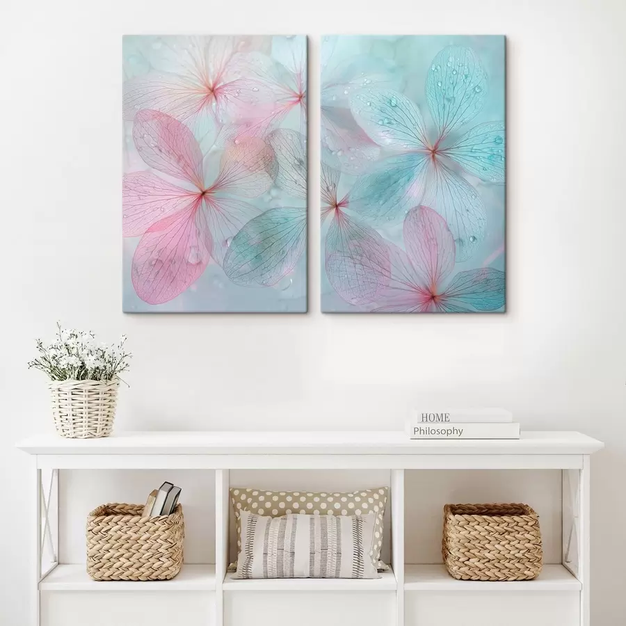 murales flores bajo el agua m01282