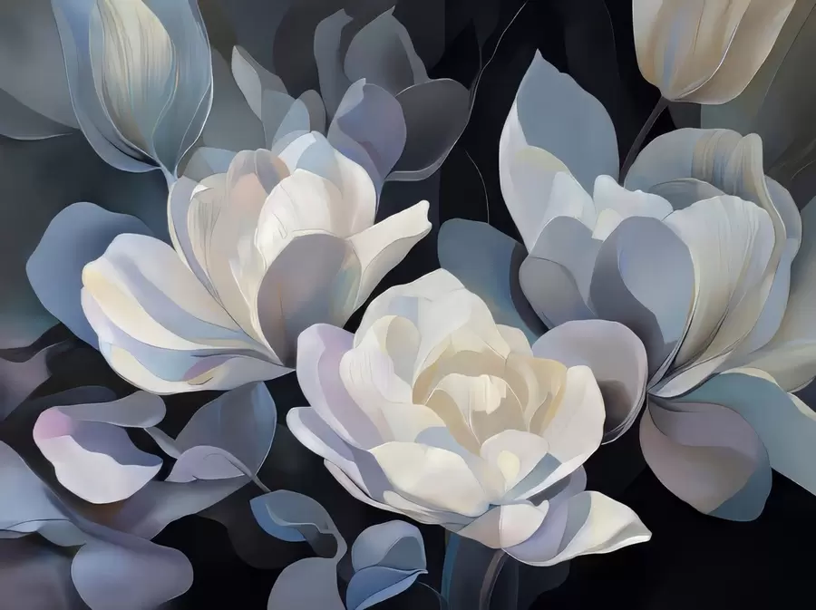 murais de parede Calma floral w05048