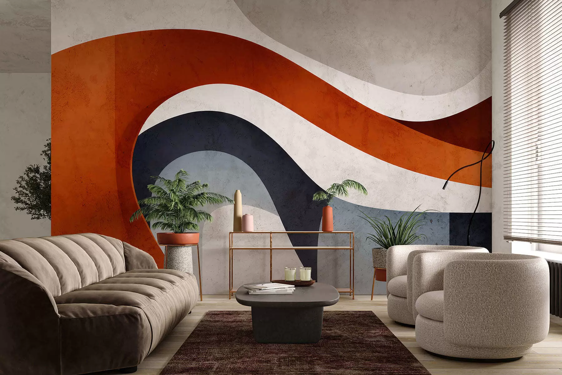 Wall Mural Photo Wallpaper Geometric space w05169