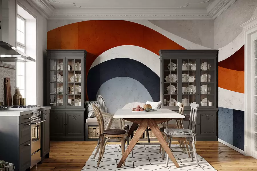 Wall Mural Photo Wallpaper Geometric space w05169