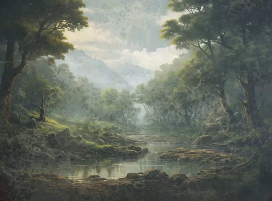 Wall Mural Photo Wallpaper Forest silence w05171