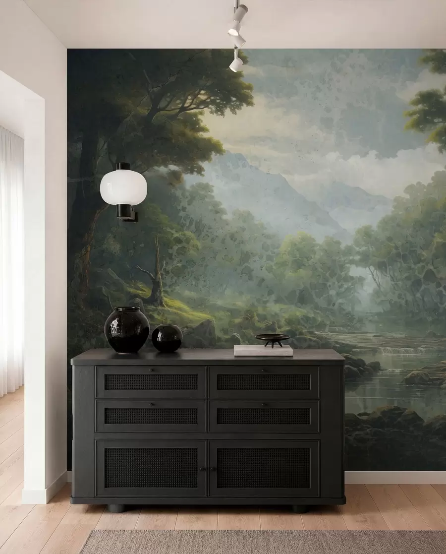 peintures murales Silence de la forêt w05171