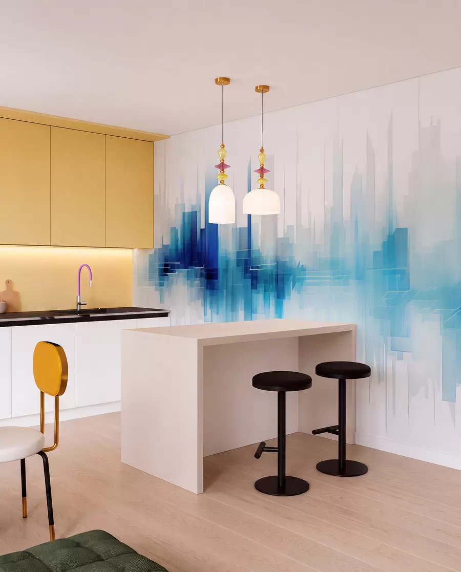 Wall Mural Photo Wallpaper Watercolor breath w05172