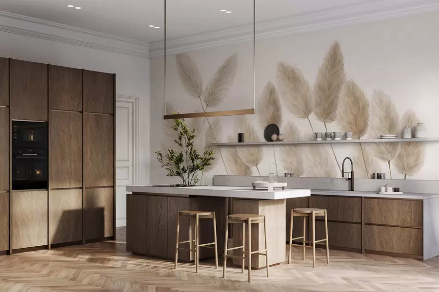 peintures murales Épillets de champ w05175