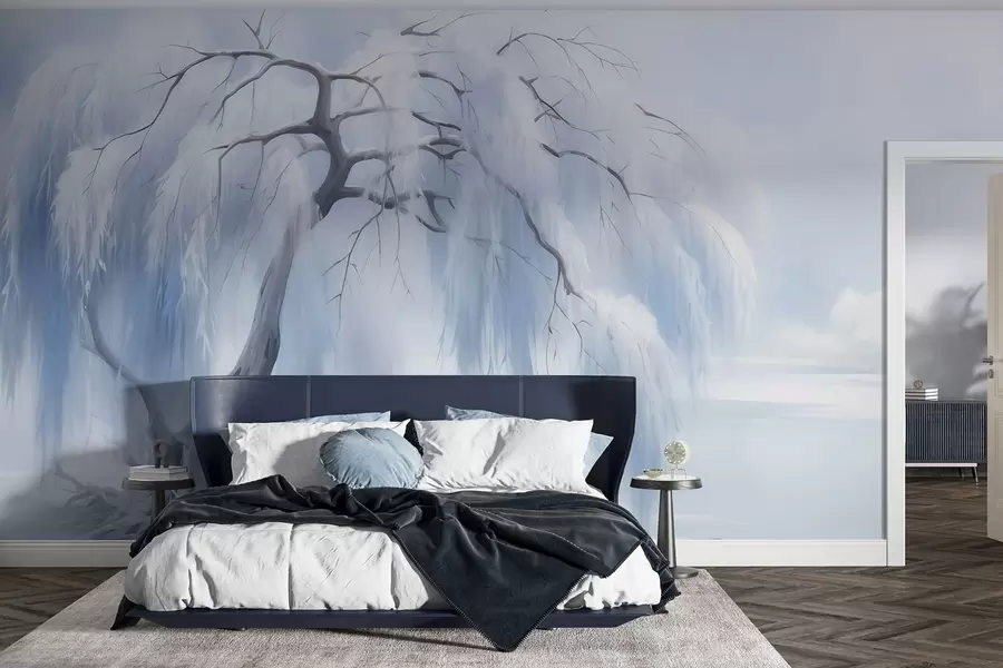 Wall Mural Photo Wallpaper Lush painted tree w05179