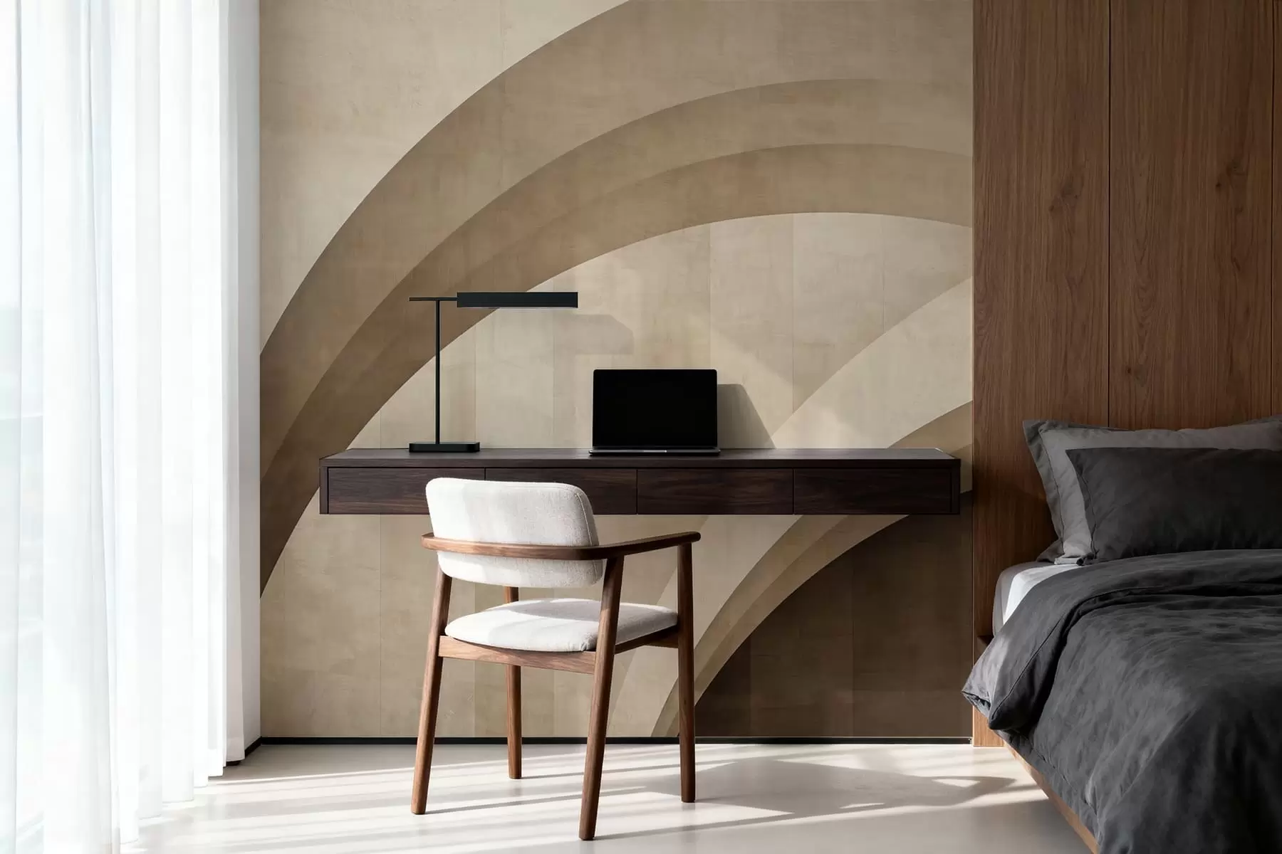 peintures murales Arches abstraites w05182