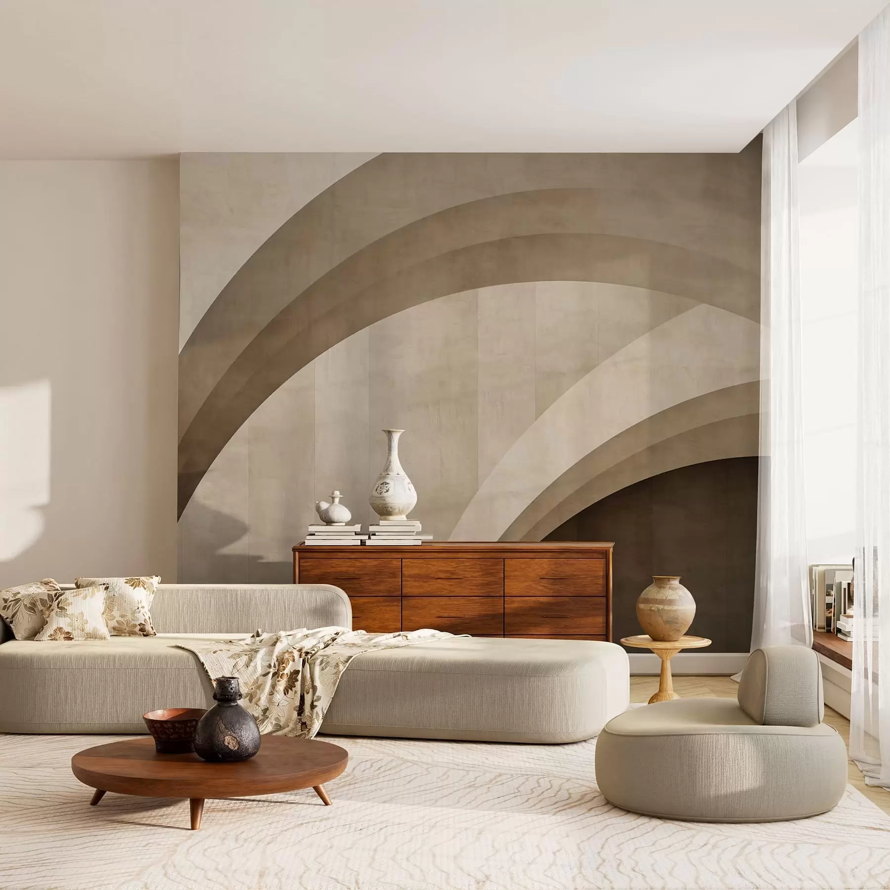 Wall Mural Photo Wallpaper Abstract arches w05182