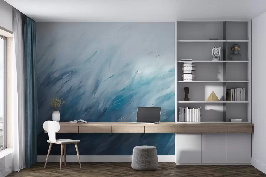 wall murals Breath of grass w05183v2