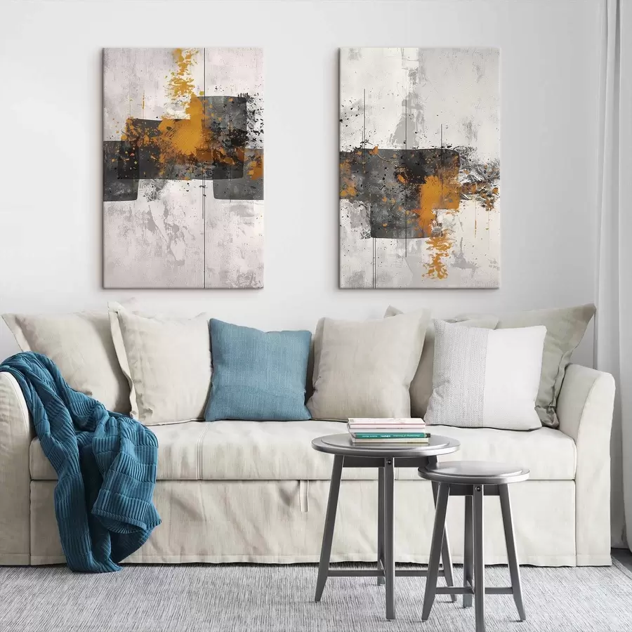 murales Patrones abstractos en una pared de hormigón m01286