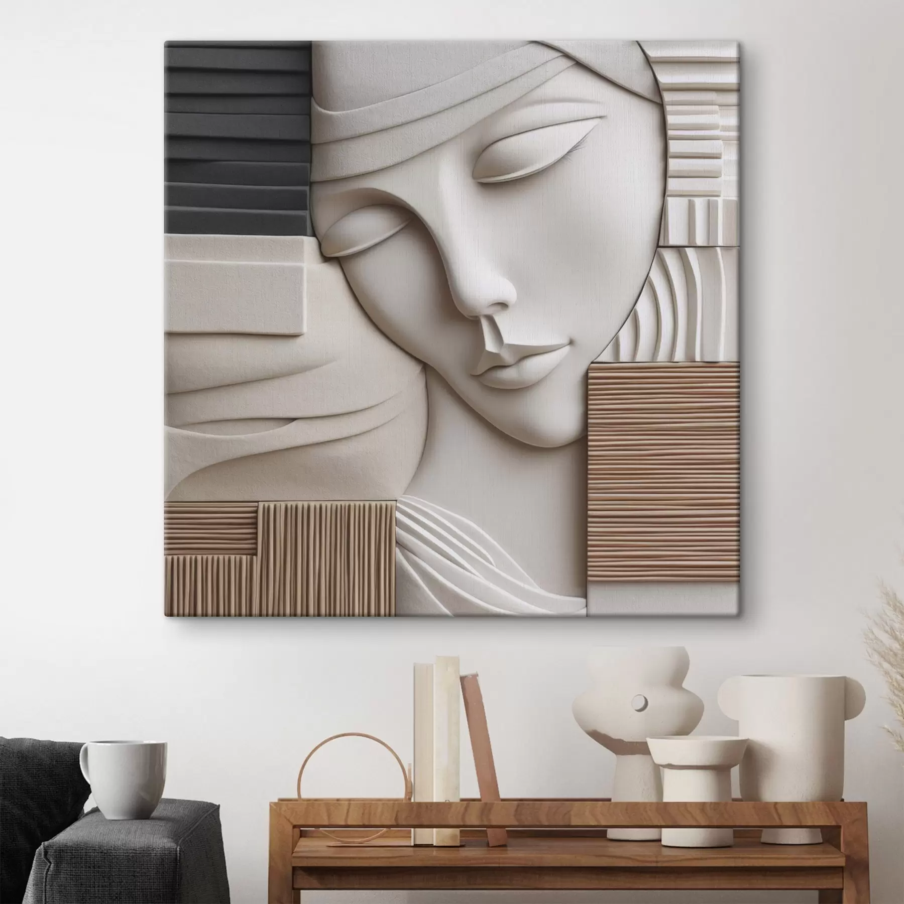 wall murals Abstract portrait s47709
